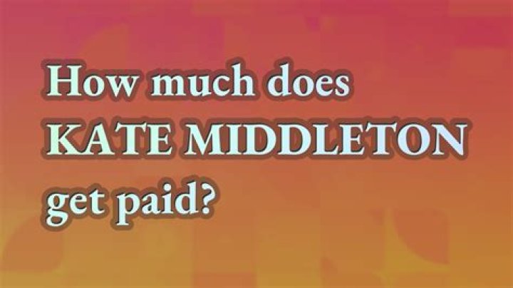 Unveiling the Royal Purse: How Much Does Kate Middleton Get Paid?