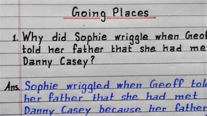Decoding the Wriggle: Unpacking Sophie's Reaction When Geoff Spoke to Her Father
